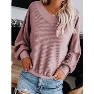 ✦NEW Off Shoulder Knit Pullover Top✦